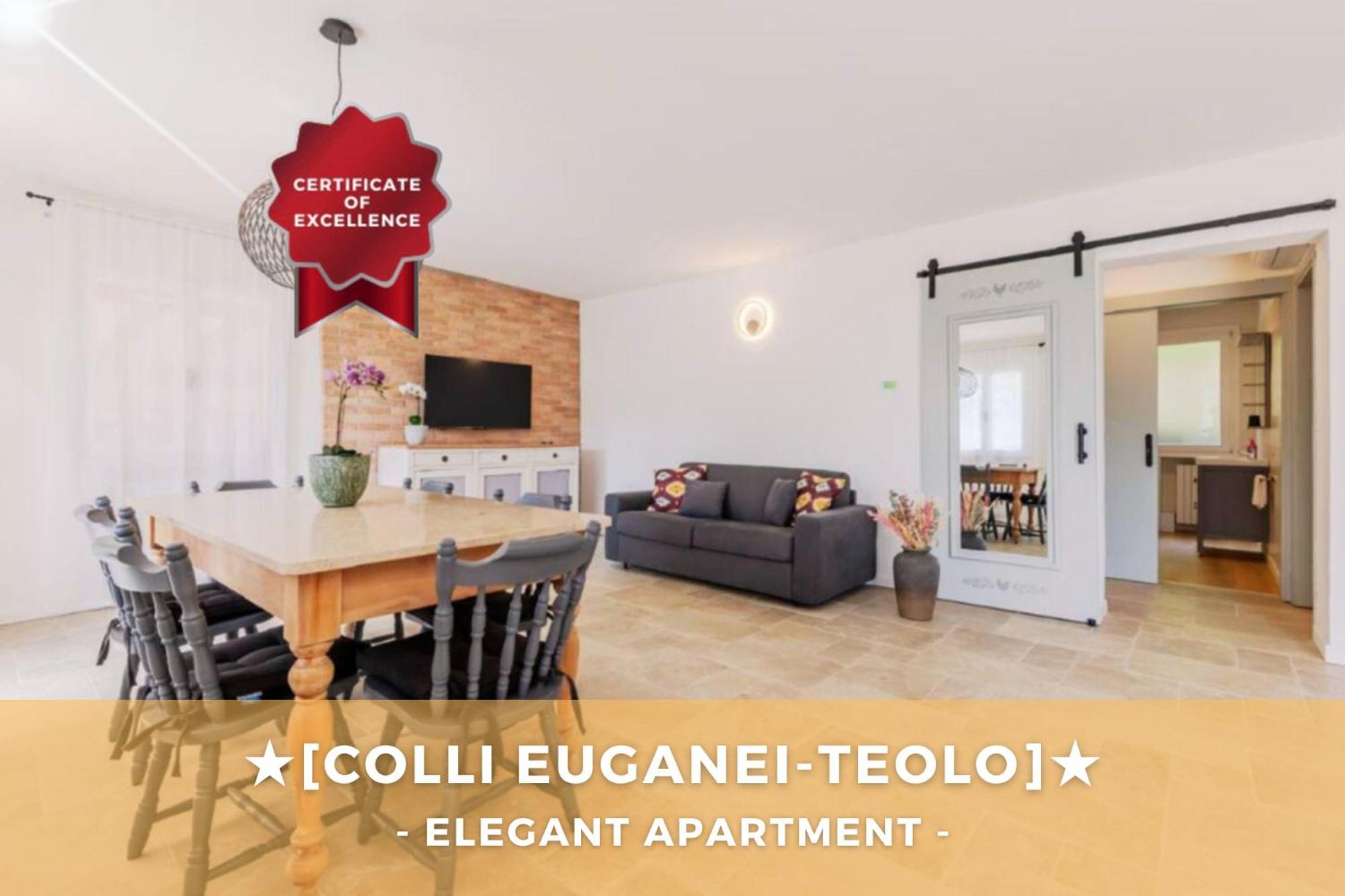 Elegante Appartamento Con Vista - Colli Euganei Teolo Exterior foto